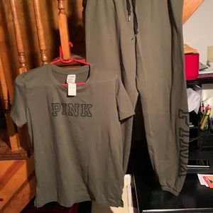 Brand new pink outfit short sleeve tee with tags